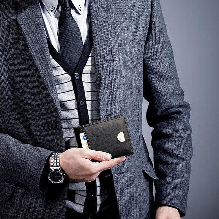 Anti-Theft RFID Leather Wallet