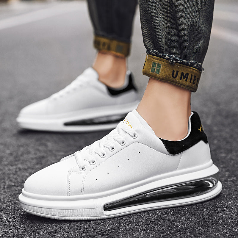 White Prime Leather Sneakers