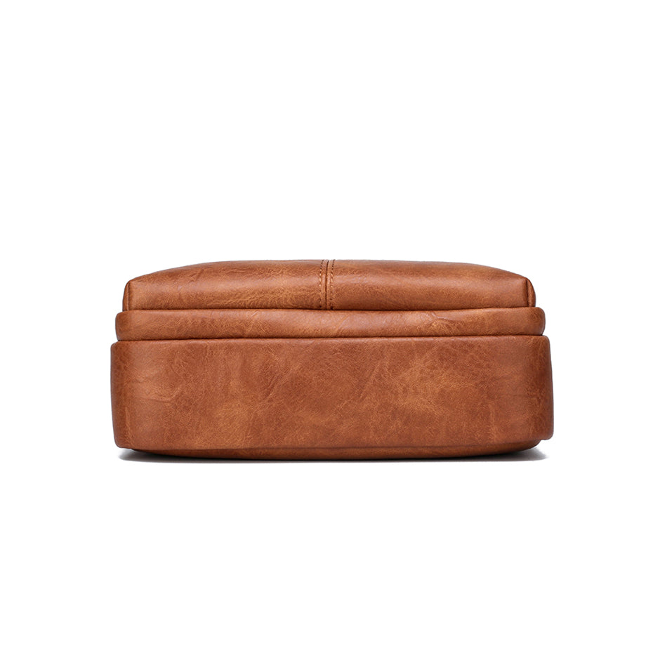 Small Genuine Leather Men’s Satchel