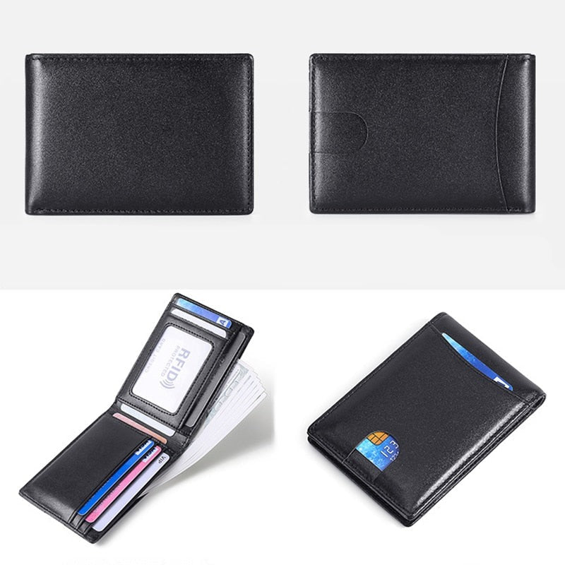 Anti-Theft RFID Leather Wallet