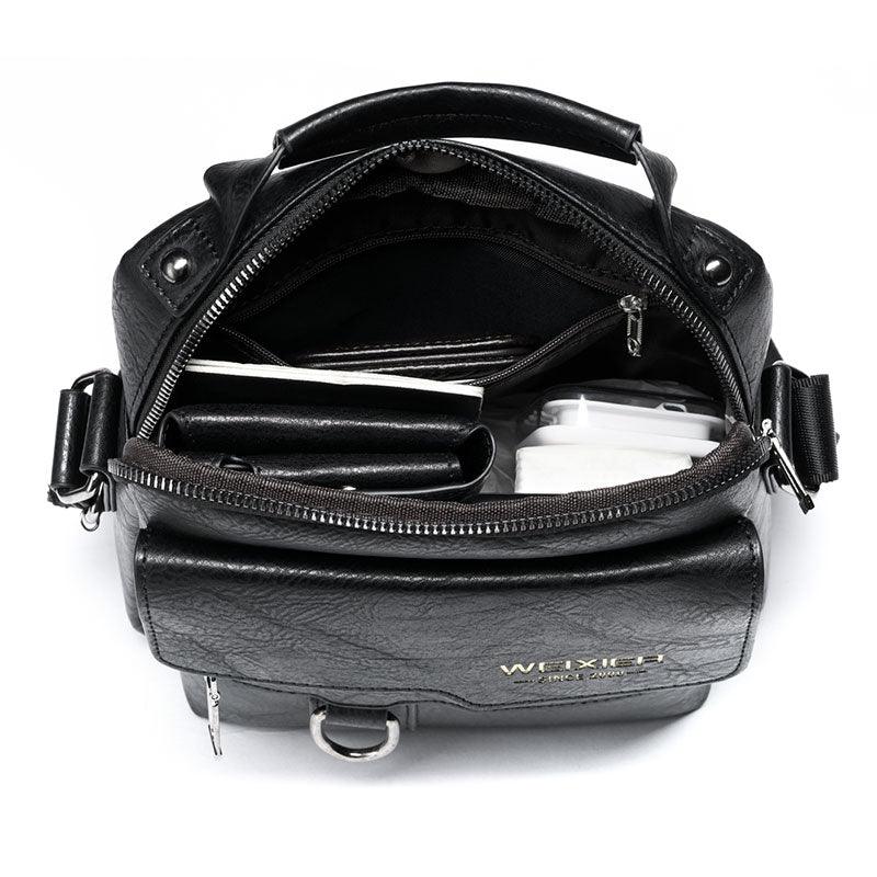 Waterproof Small Leather Men’s Bag