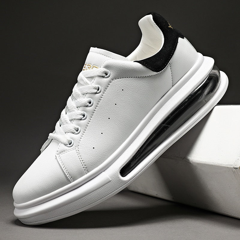 White Prime Leather Sneakers