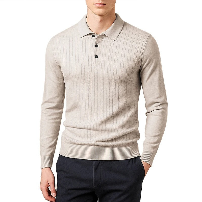 CableV Slim Pullover