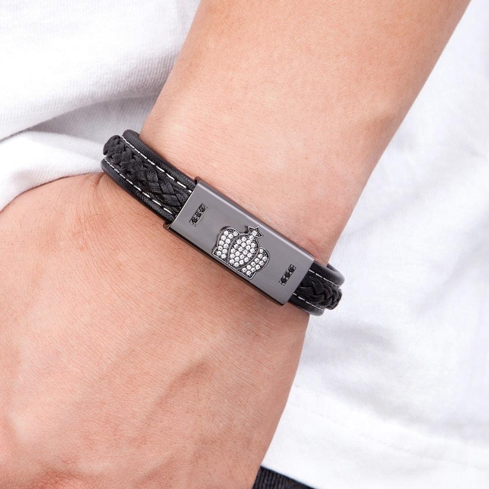 King Leather Herrenarmband