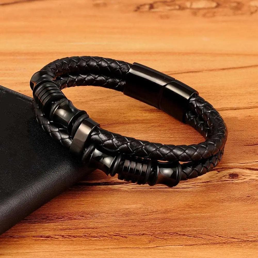 Style Premium Leather Men’s Bracelet