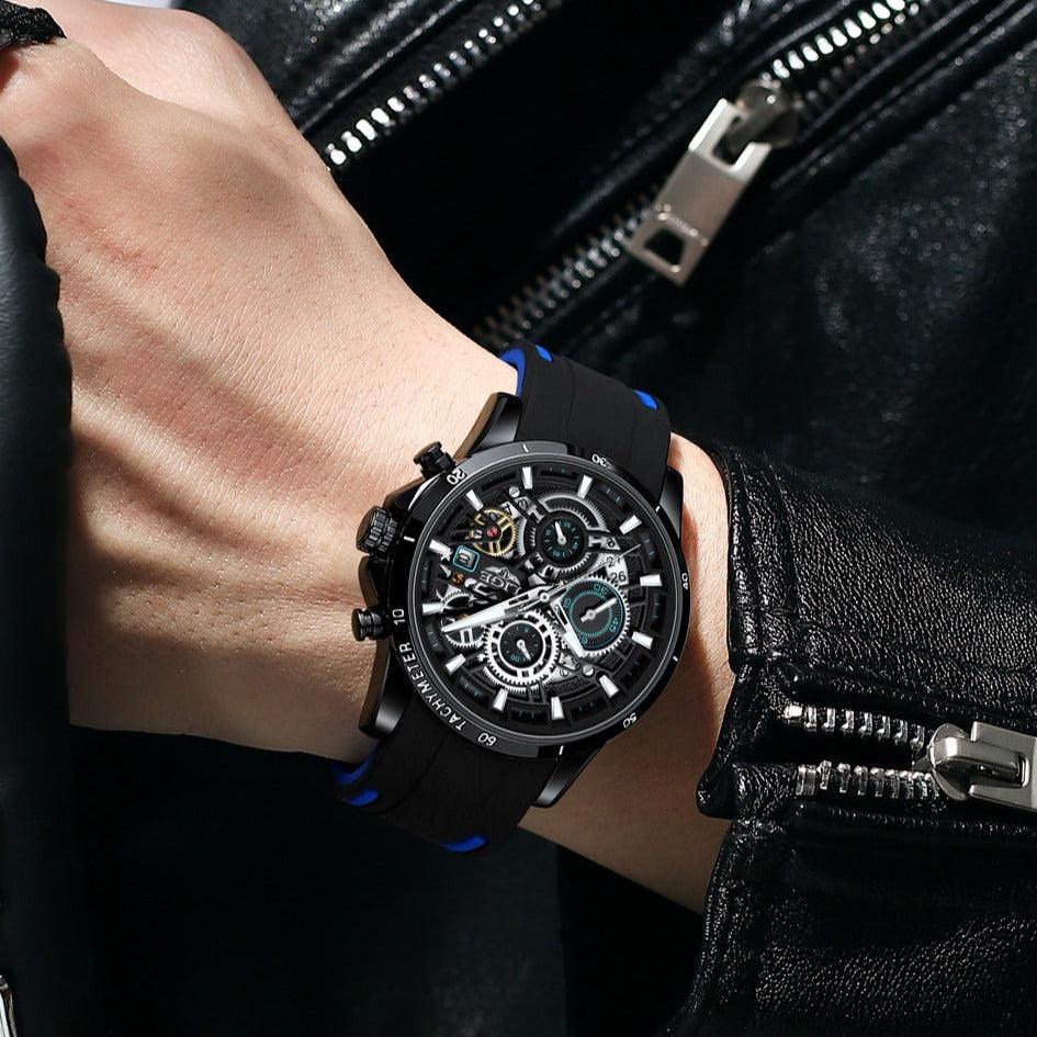 Black Blue Men’s Watch