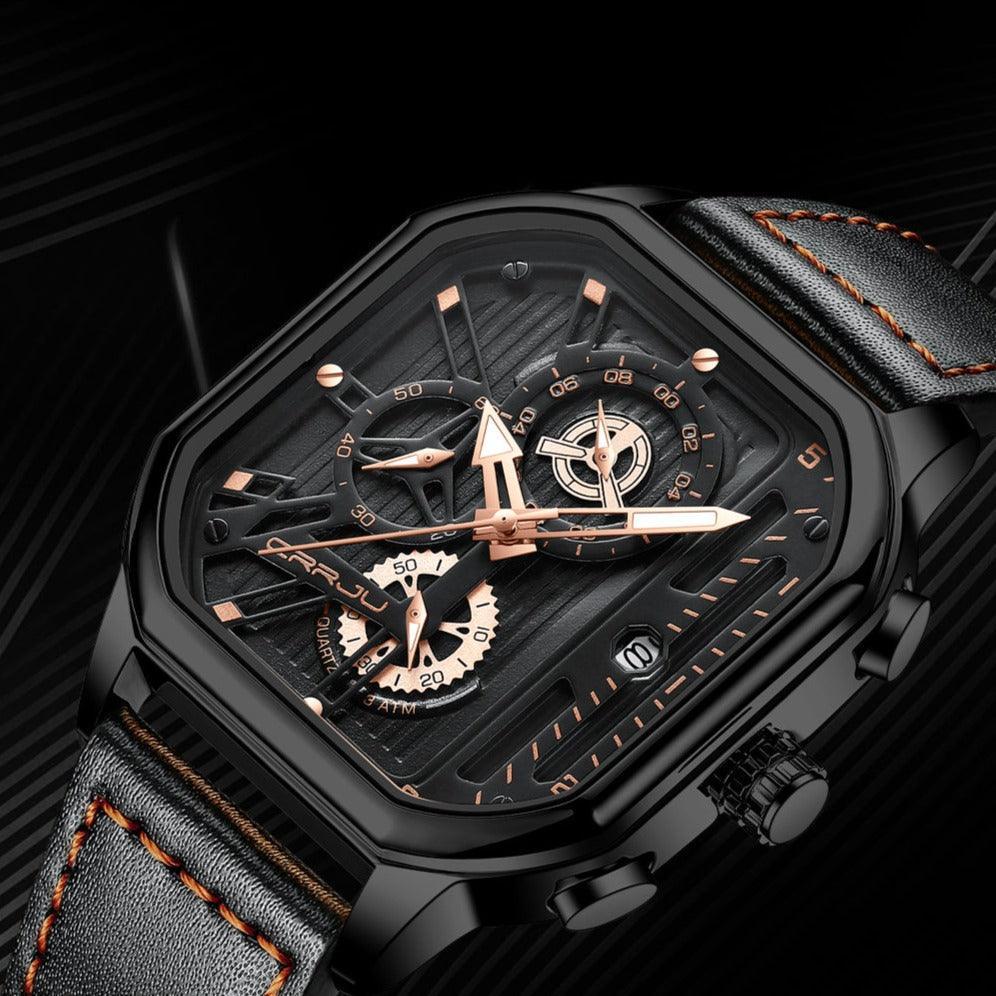 Modern Leather Men’s Watch