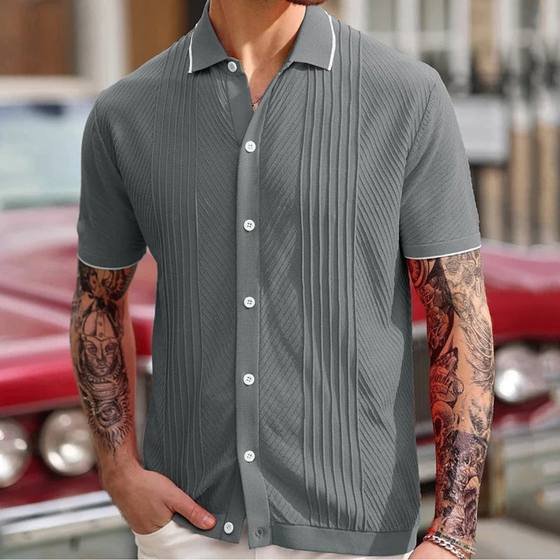 LuxeMono Short Sleeve Shirt