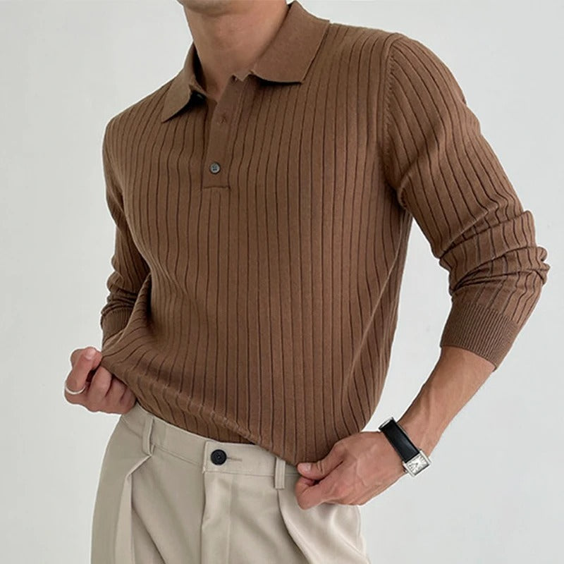 AutumnLux Buttoned Polo