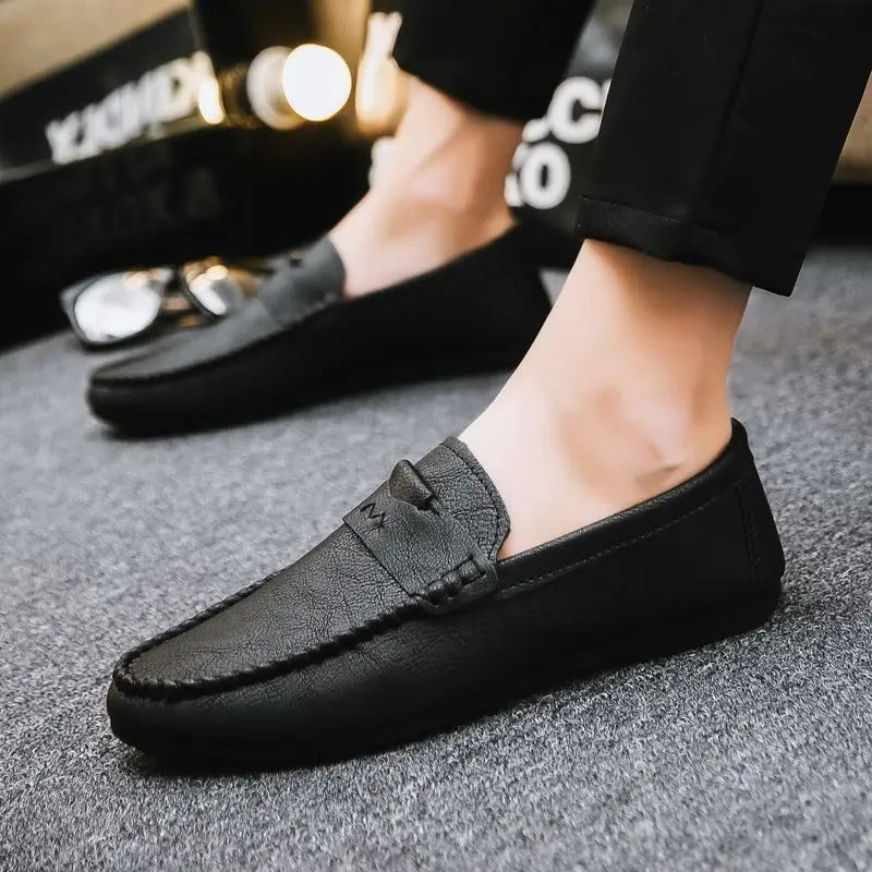 UrbanSoft Black Moccasins