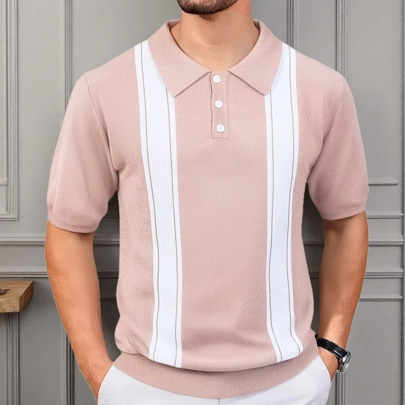 RetroBreeze Striped Polo