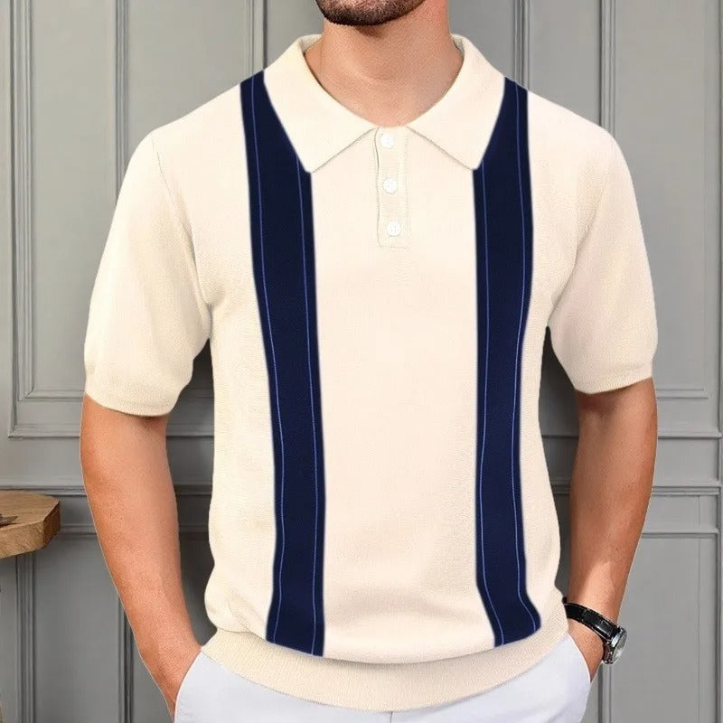 RetroBreeze Striped Polo