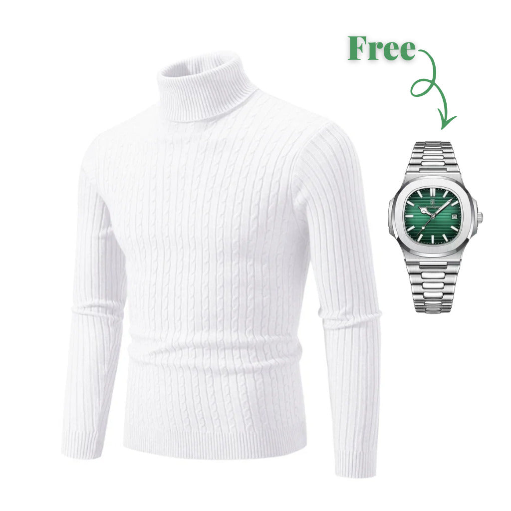 The Harrington Turtleneck + Free Watch