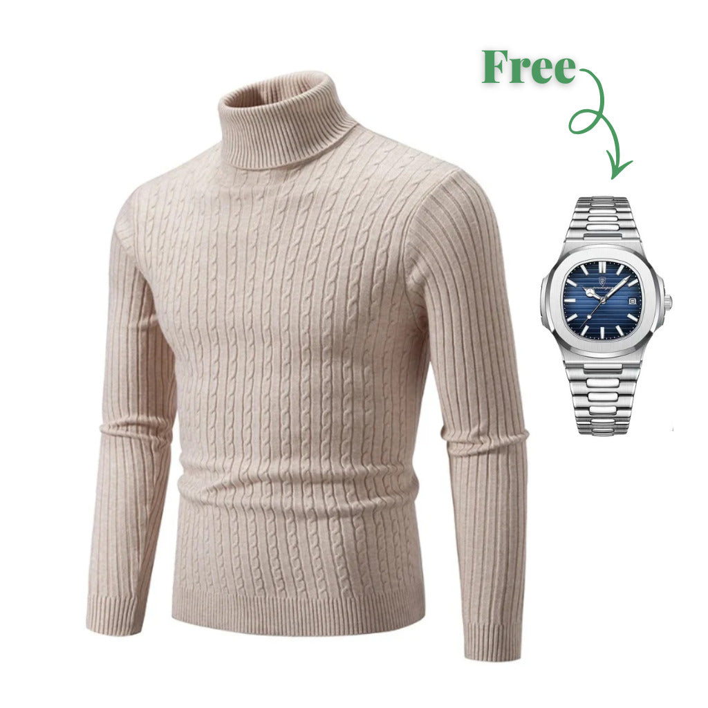 The Harrington Turtleneck + Free Watch