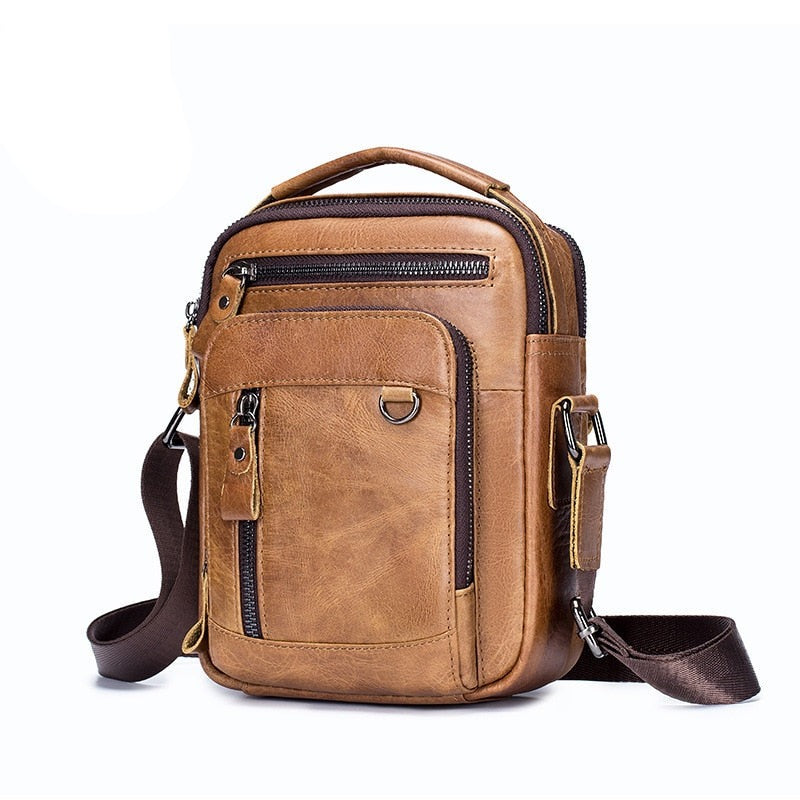 Small Genuine Leather Men’s Bag