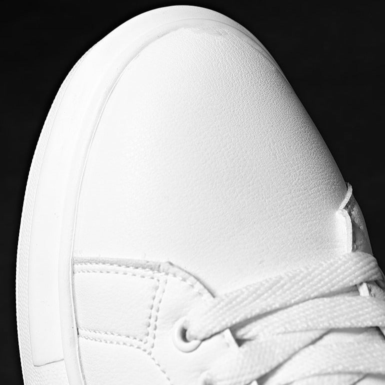 White Prime Leather Sneakers