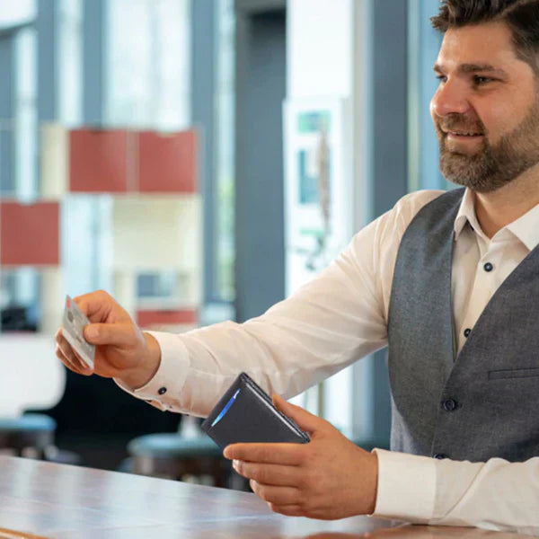 Anti-Theft RFID Leather Wallet