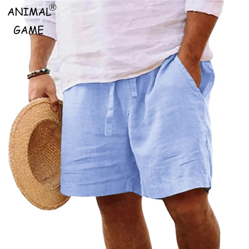 AeroLite Cotton-Linen Shorts