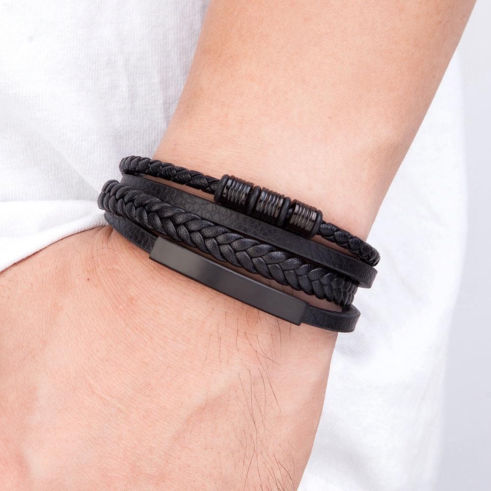 Style Wallet Leather Men’s Bracelet