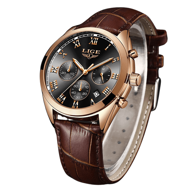 Helsin Leather Men’s Watch