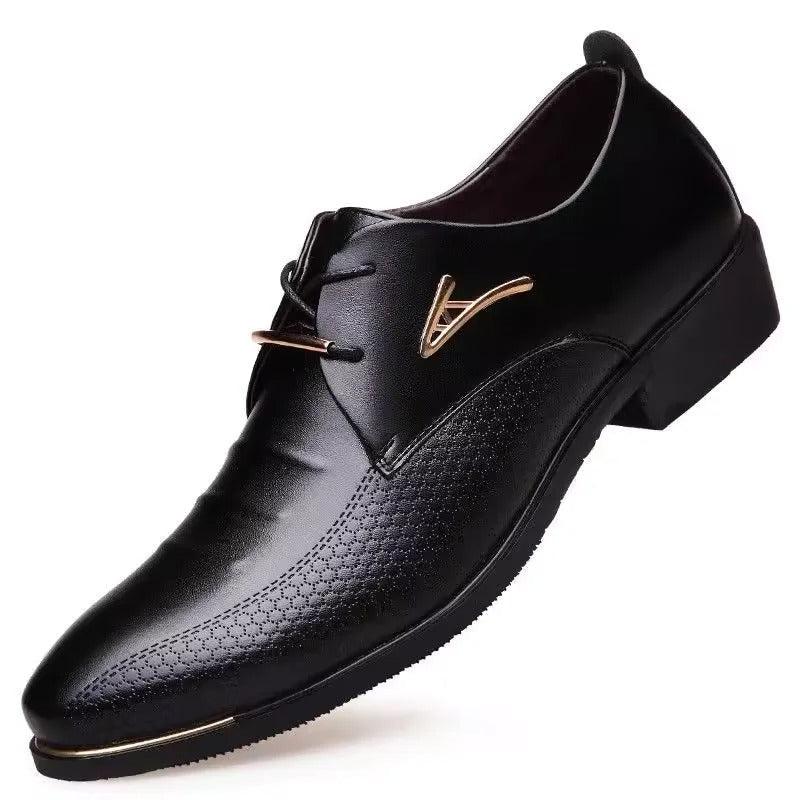 EliteStep Brown & Black Formal Shoes