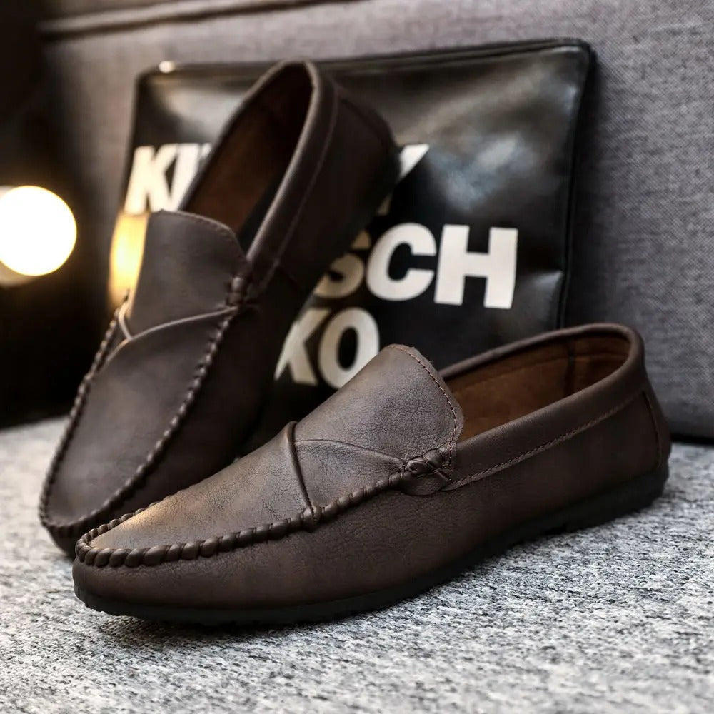 SoftStep Black Loafers