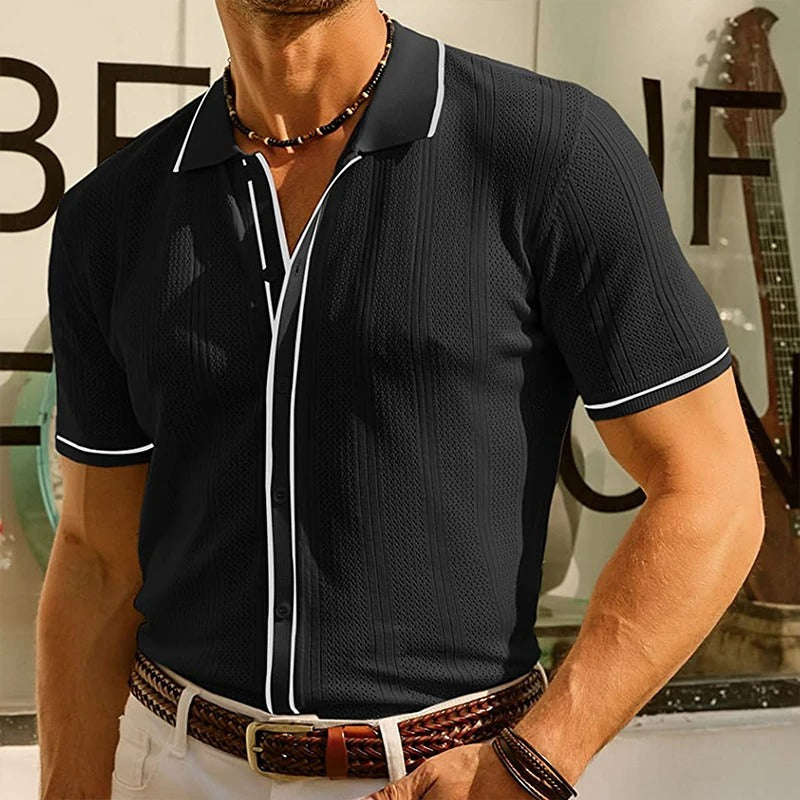 RetroChic Knit Polo