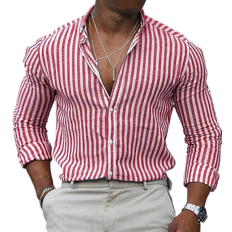 BreezeStripe Long Sleeve Shirt