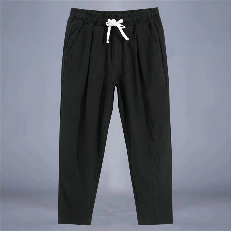 UrbanLoom Cotton-Linen Pants